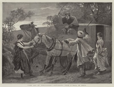 De kunst van overtuiging, terugkerend van een bal in India door John Charlton